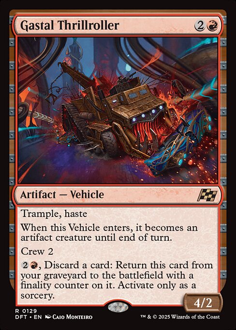 Gastal Thrillroller - 129 (Normal) Near Mint_Non-Foil