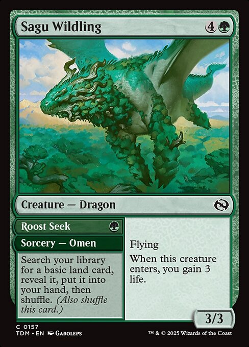 Sagu Wildling // Roost Seek - 157 (Normal) Near Mint_Non-Foil
