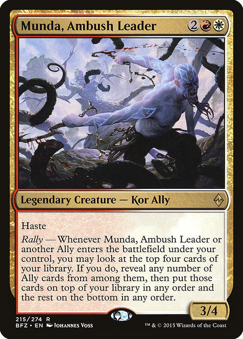 Munda, Ambush Leader - 215 (Normal) Near Mint_Non-Foil