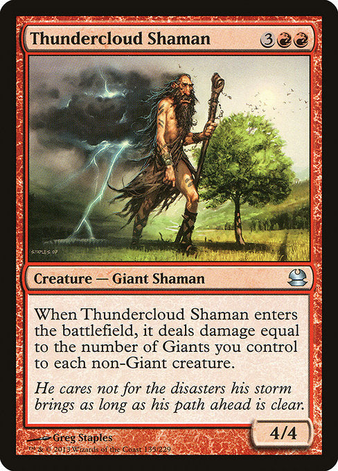 Thundercloud Shaman - 135 (Normal) Near Mint_Non-Foil