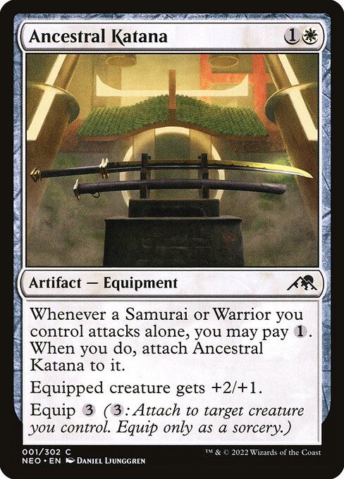 Ancestral Katana NEO #1 Non-Foil