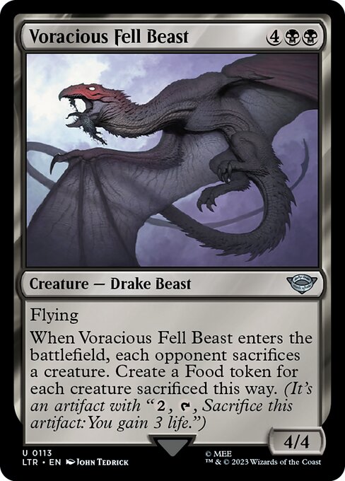 Voracious Fell Beast - 113 (Normal) Near Mint_Non-Foil