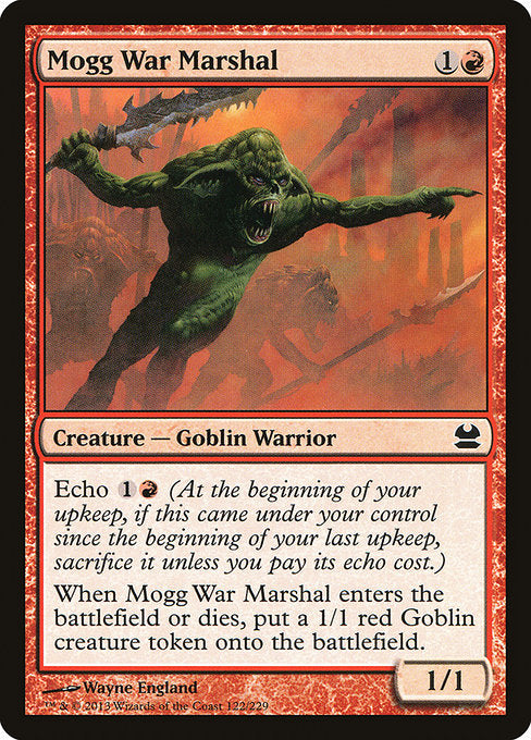 Mogg War Marshal - 122 (Normal) Near Mint_Non-Foil