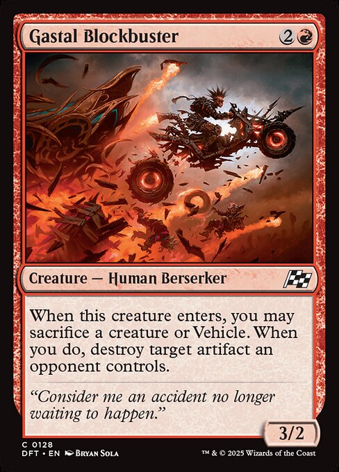Gastal Blockbuster - 128 (Normal) Near Mint_Non-Foil