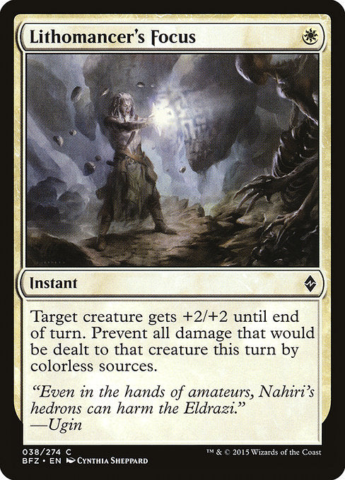 Lithomancer's Focus - 38 (Normal) Near Mint_Non-Foil