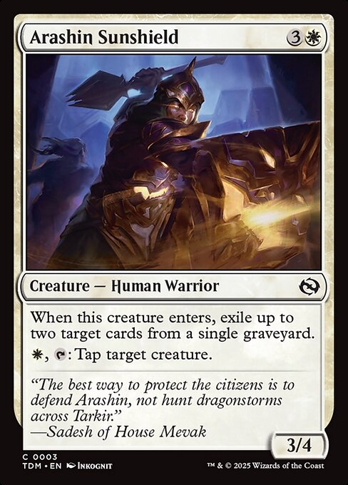 Arashin Sunshield - 3 (Normal) Near Mint_Non-Foil