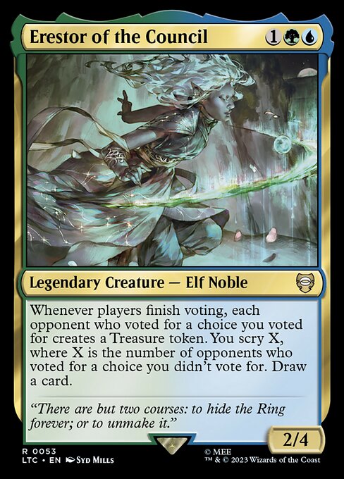 Erestor of the Council LTC #53 Non-Foil
