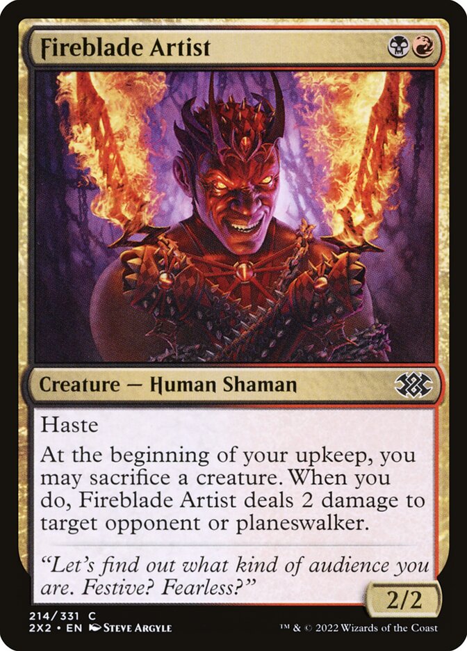 Fireblade Artist - 214 (Foil)