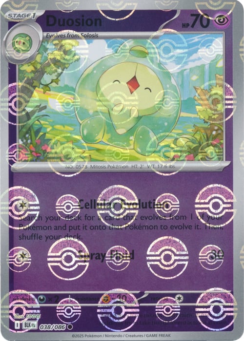 Duosion (Poke Ball Pattern) - 038/086 (Holo)