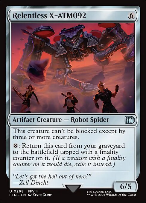 Relentless X-ATM092 - 268 (Normal) Near Mint_Non-Foil
