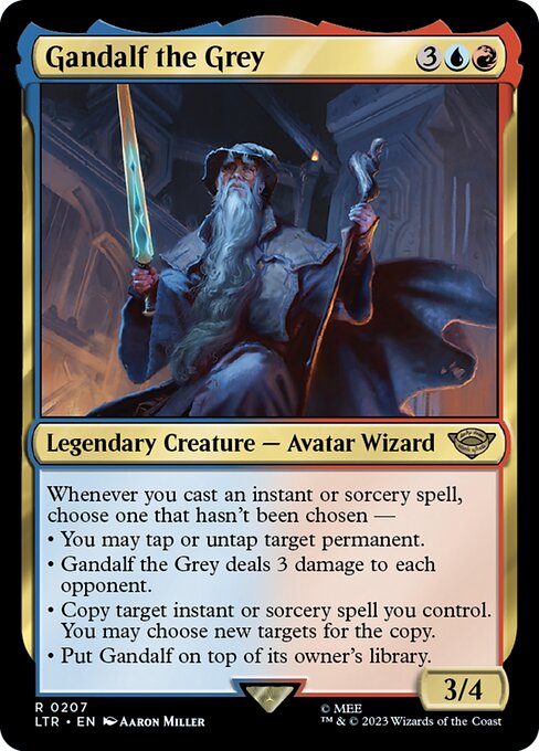 Gandalf the Grey - 207 (Normal) Near Mint_Non-Foil