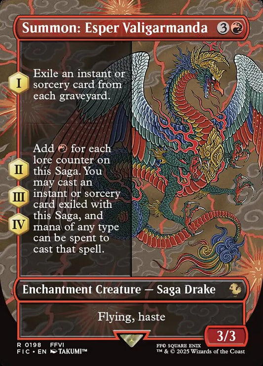 Summon: Esper Valigarmanda - 198 (Non-Foil) (JP)