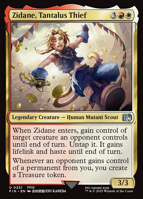 Zidane, Tantalus Thief - 251 (Normal) Near Mint_Non-Foil