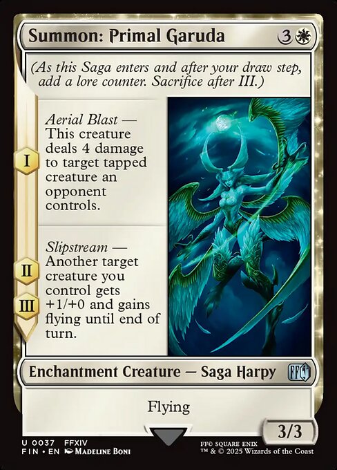 Summon: Primal Garuda - 37 (Normal) Near Mint_Non-Foil
