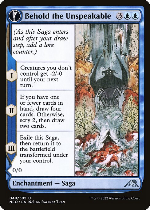 Behold the Unspeakable // Vision of the Unspeakable NEO #48 Non-Foil