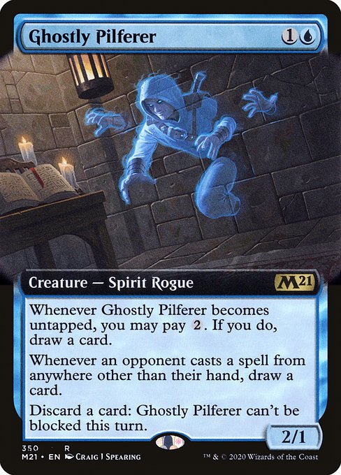 Ghostly Pilferer - 350 (Foil) Near Mint_Foil