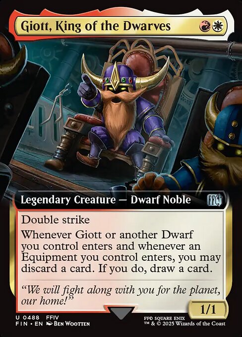 JP Giott, King of the Dwarves - 488 (Normal) Near Mint_Non-Foil