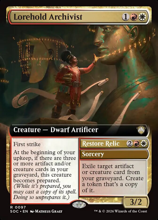 Lorehold Archivist // Restore Relic - 97