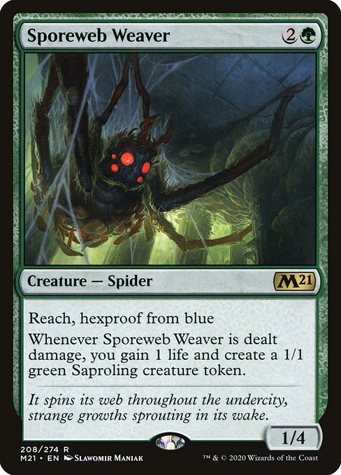 Sporeweb Weaver - 208 (Foil) Near Mint_Foil