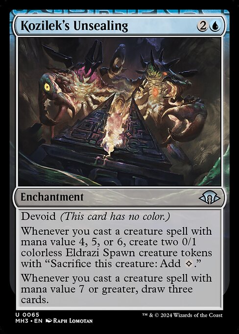 Kozilek's Unsealing - 65 (Normal) Near Mint_Non-Foil
