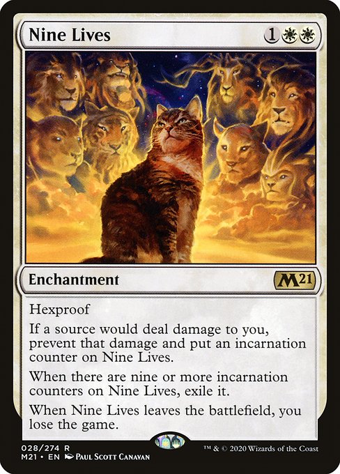 Nine Lives - 28 (Foil) Near Mint_Foil