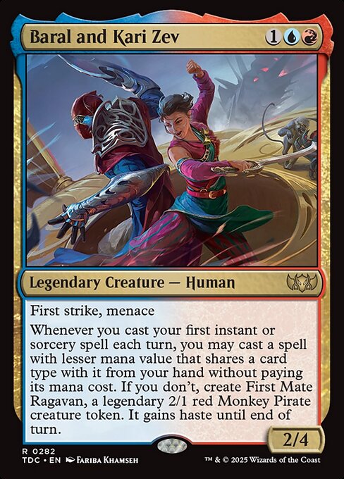Baral and Kari Zev TDC #282 Non-Foil