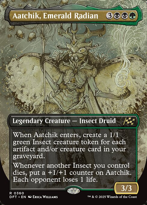 Aatchik, Emerald Radian - 360 (Foil) Near Mint_Foil