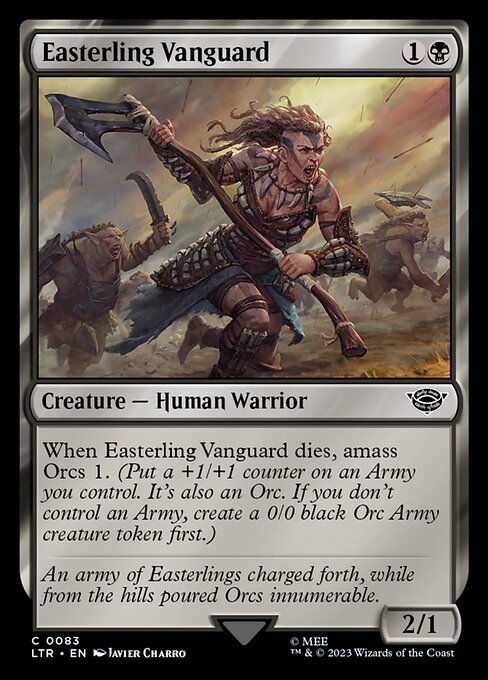 Easterling Vanguard - 83 (Normal) Near Mint_Non-Foil