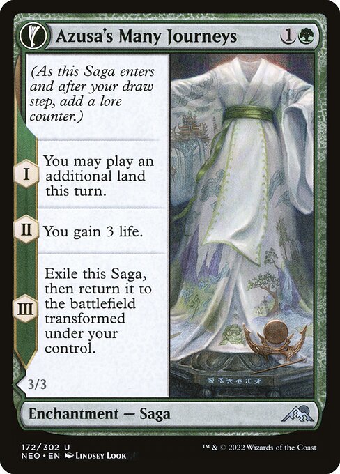 Azusa's Many Journeys // Likeness of the Seeker NEO #172 Non-Foil