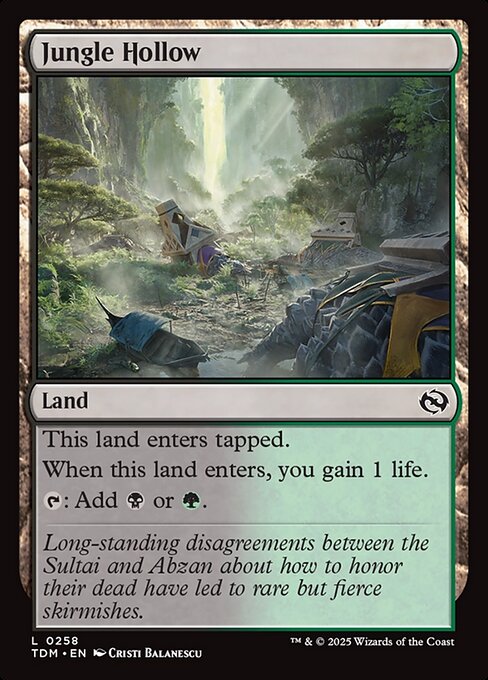 Jungle Hollow - 258 (Normal) Near Mint_Non-Foil