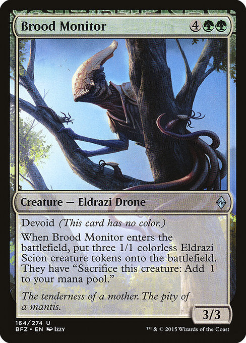 Brood Monitor - 164 (Normal) Near Mint_Non-Foil