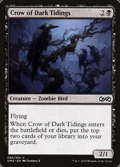 Crow of Dark Tidings - 90 (Normal) Near Mint_Non-Foil