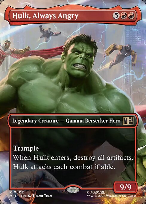 Hulk, Always Angry - 502 (Non-Foil)