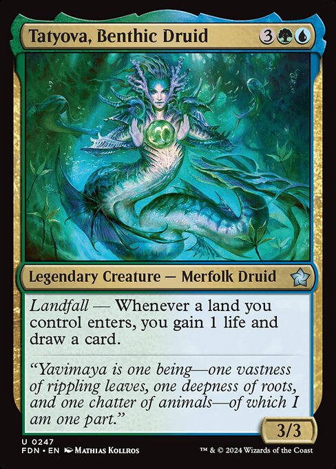 Tatyova, Benthic Druid (Non Foil) near_mint