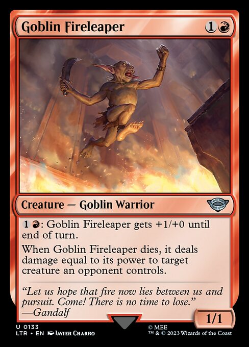 Goblin Fireleaper - 133 (Normal) Near Mint_Non-Foil