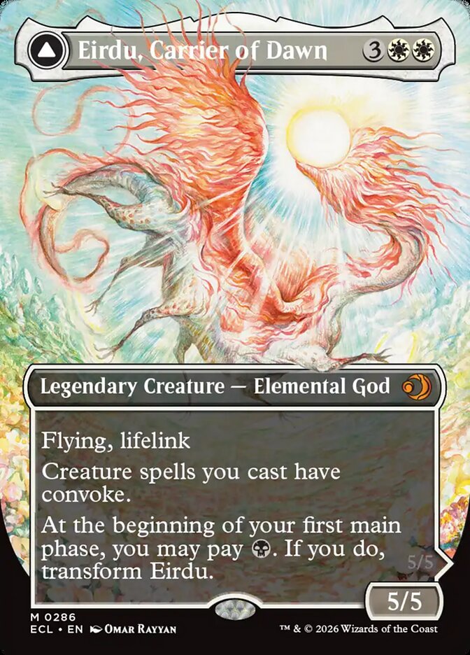 Eirdu, Carrier of Dawn // Isilu, Carrier of Twilight - 286 (Foil)