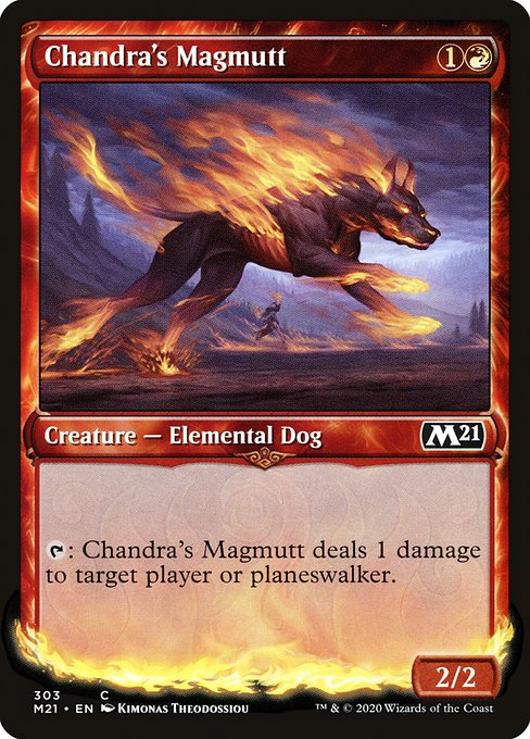 Chandra's Magmutt - 303 (Foil) Near Mint_Foil