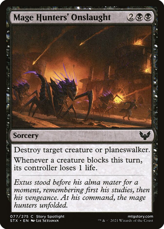 Mage Hunters' Onslaught - 77 (Foil)