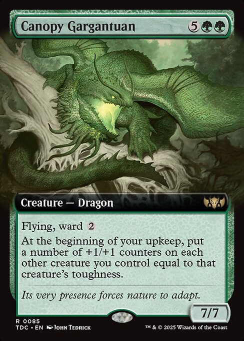 Canopy Gargantuan - 85 (Normal) Near Mint_Non-Foil