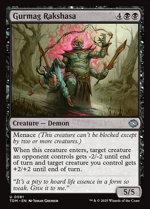 Gurmag Rakshasa - 81 (Normal) Near Mint_Non-Foil