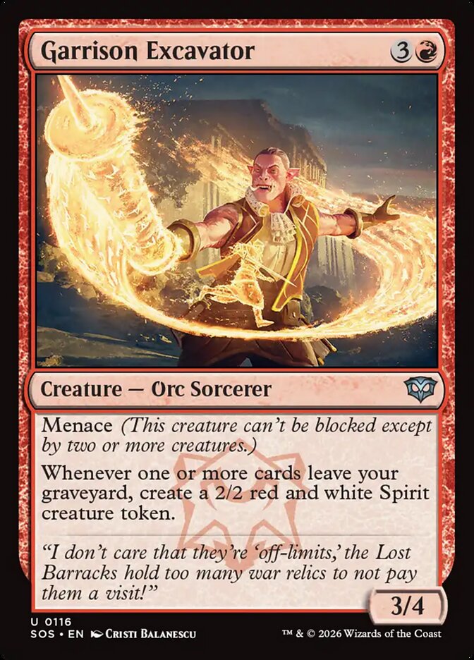 Garrison Excavator - 116 (Foil)