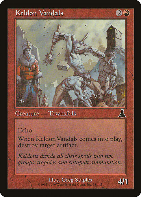 Keldon Vandals UDS #91 Non-Foil