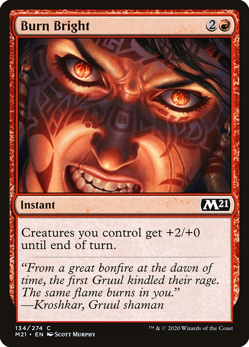 Burn Bright - 134 (Foil) Near Mint_Foil