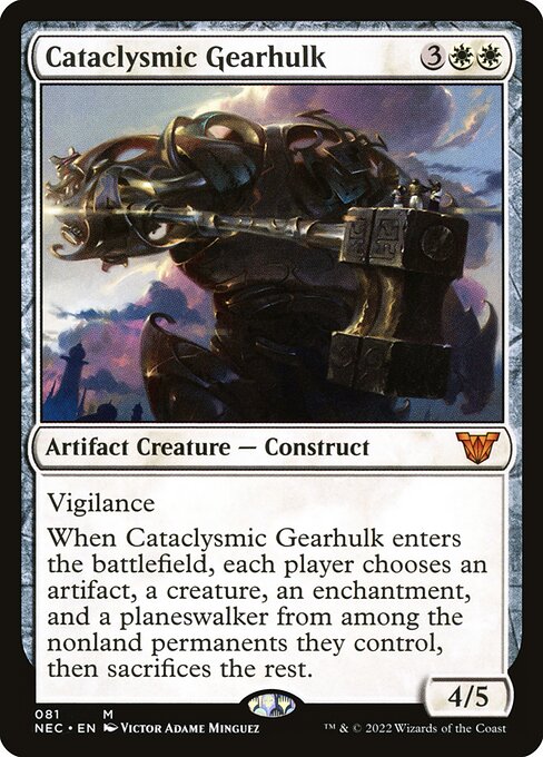 Cataclysmic Gearhulk NEC #81 Non-Foil