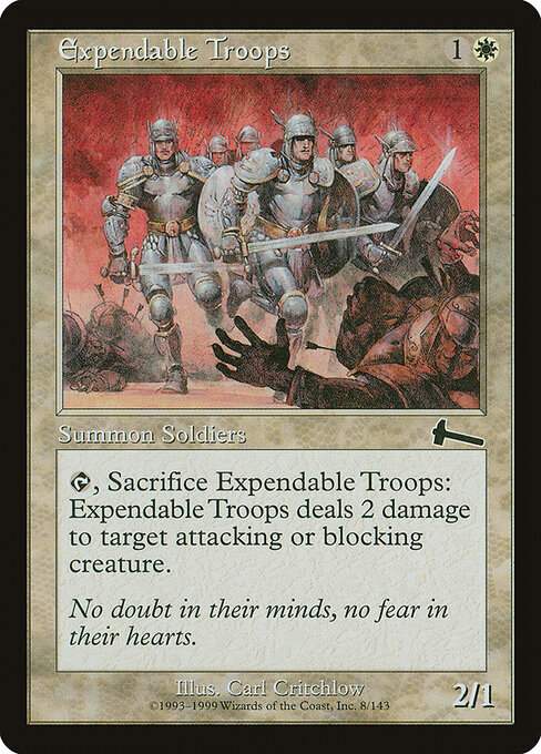 Expendable Troops ULG #8 Non-Foil