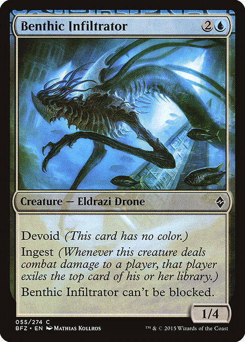 Benthic Infiltrator - 55 (Normal) Near Mint_Non-Foil