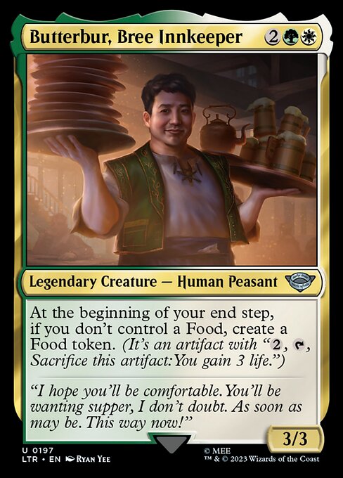 Butterbur, Bree Innkeeper - 197 (Normal) Near Mint_Non-Foil