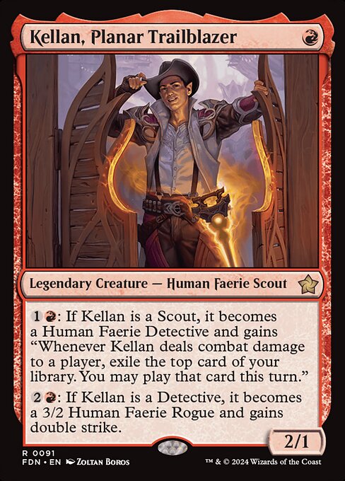 Kellan, Planar Trailblazer FDN #91 Non-Foil