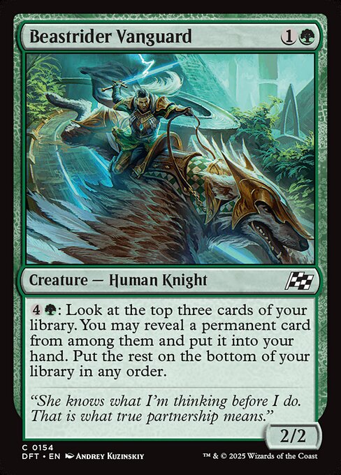 Beastrider Vanguard - 154 (Normal) Near Mint_Non-Foil