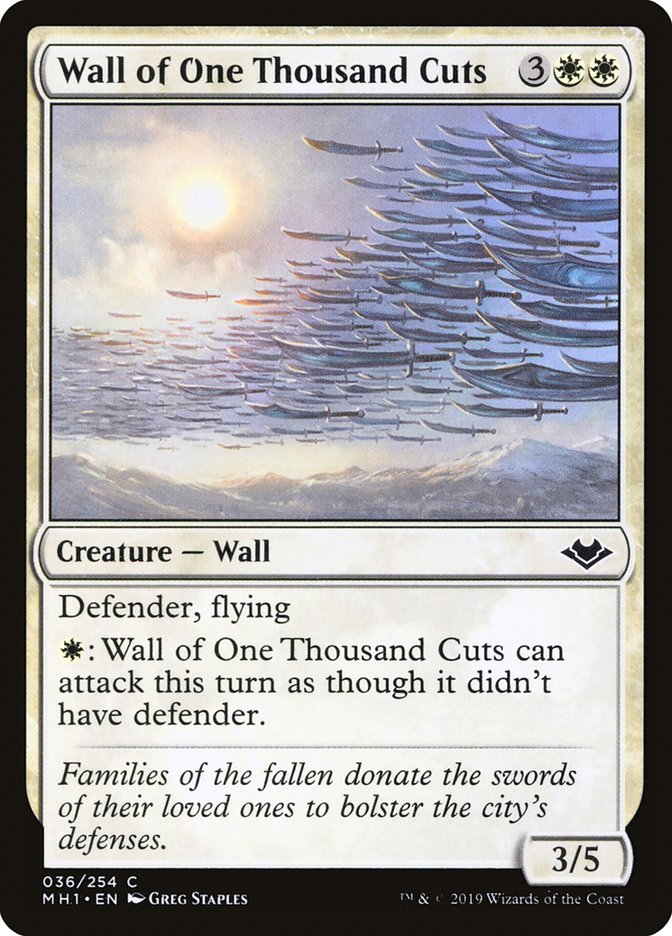 Wall of One Thousand Cuts (MH1 36)